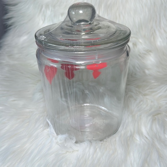 Target Glass Jar with Red and Pink Hearts - Picture 3 of 3